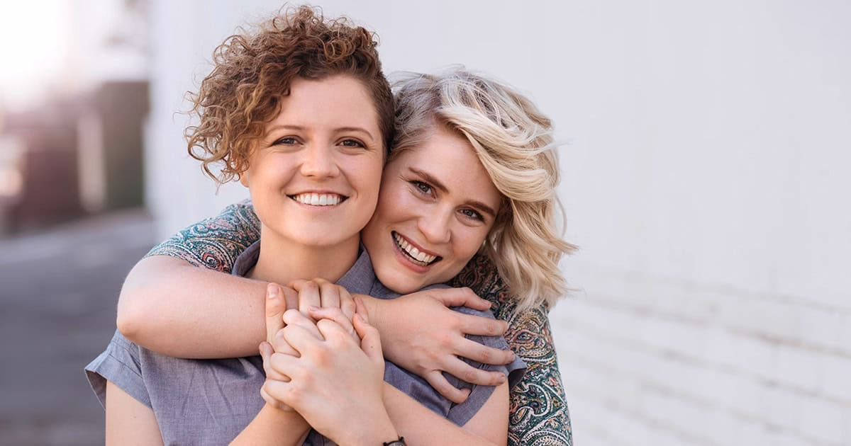 Photo of two women
