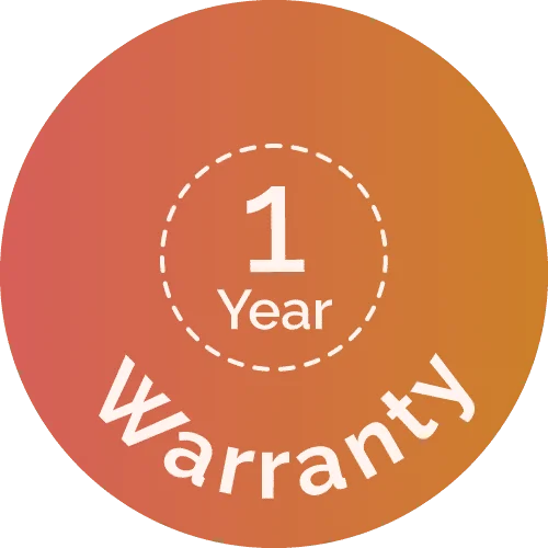 Badge for 1-year warranty