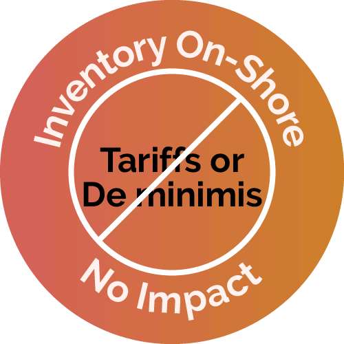 badge icon – no tariffs Badge for No Tariffs