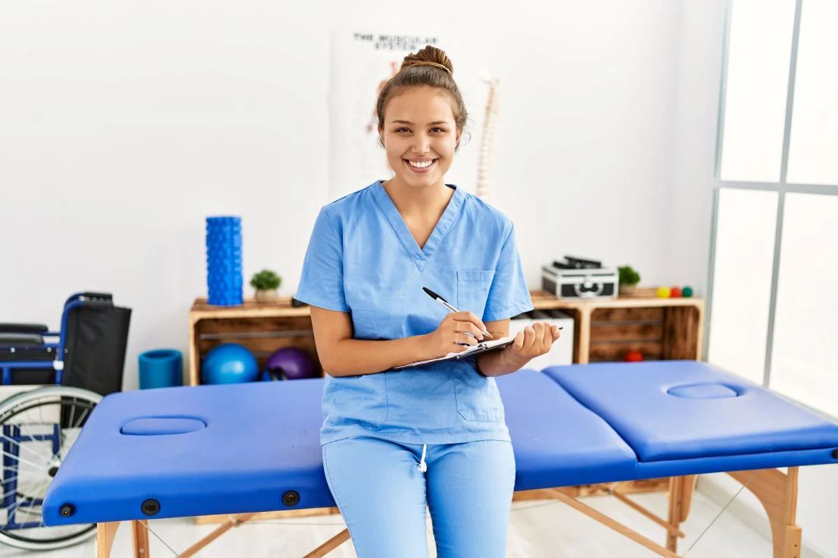 milli-partner-clinician-physical-therapist Peaceful reflective woman outdoors